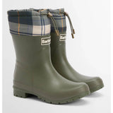 Barbour Mowbray Mid Gummistøvle - Dame - Olive/Ancient Tartan