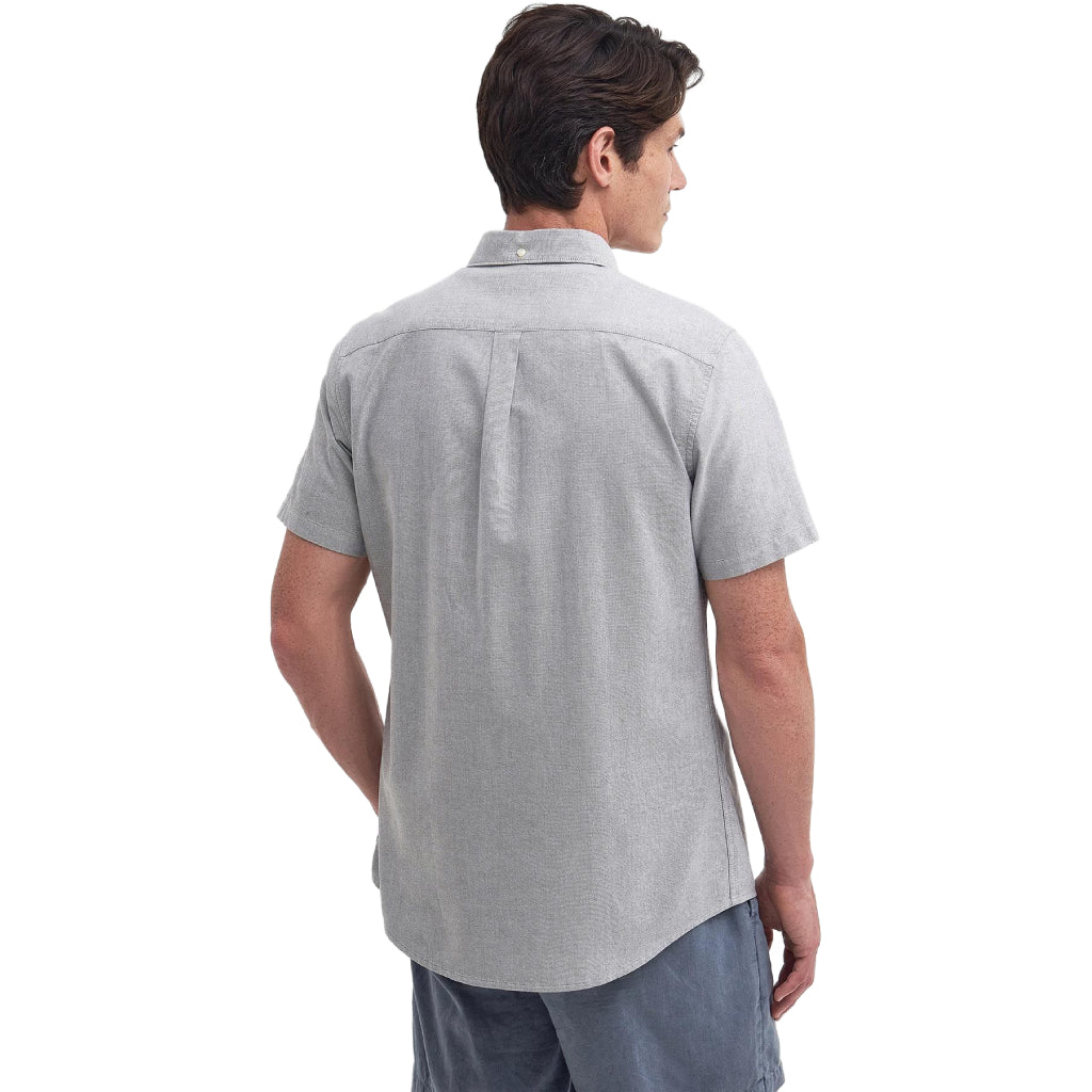 Barbour Oxtown S/S Skjorte  Herreskjorte - Pale Sage