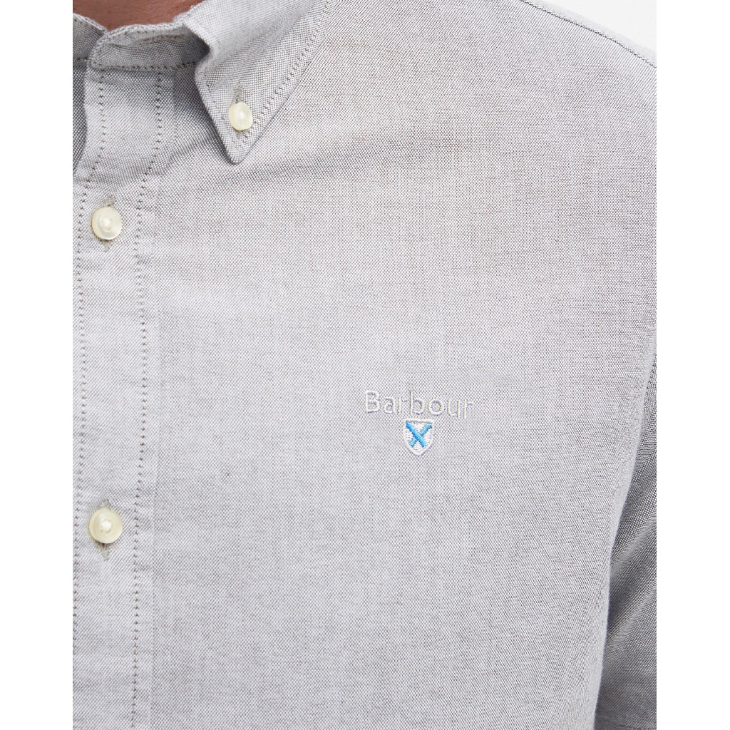 Barbour Oxtown S/S Skjorte  Herreskjorte - Pale Sage