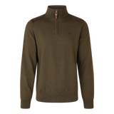 Seeland Pine Half Zip Sweater - Herre - Light Pine