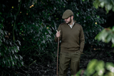 Seeland Pine Half Zip Sweater - Herre - Light Pine