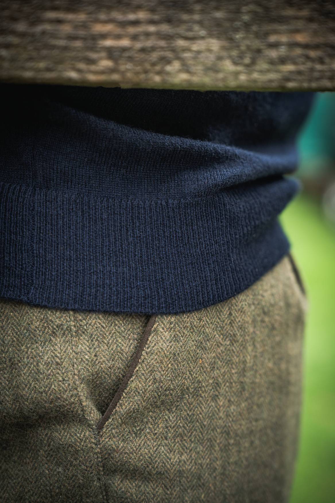 Seeland Pine V-Neck Pullover - Herre - Light Pine