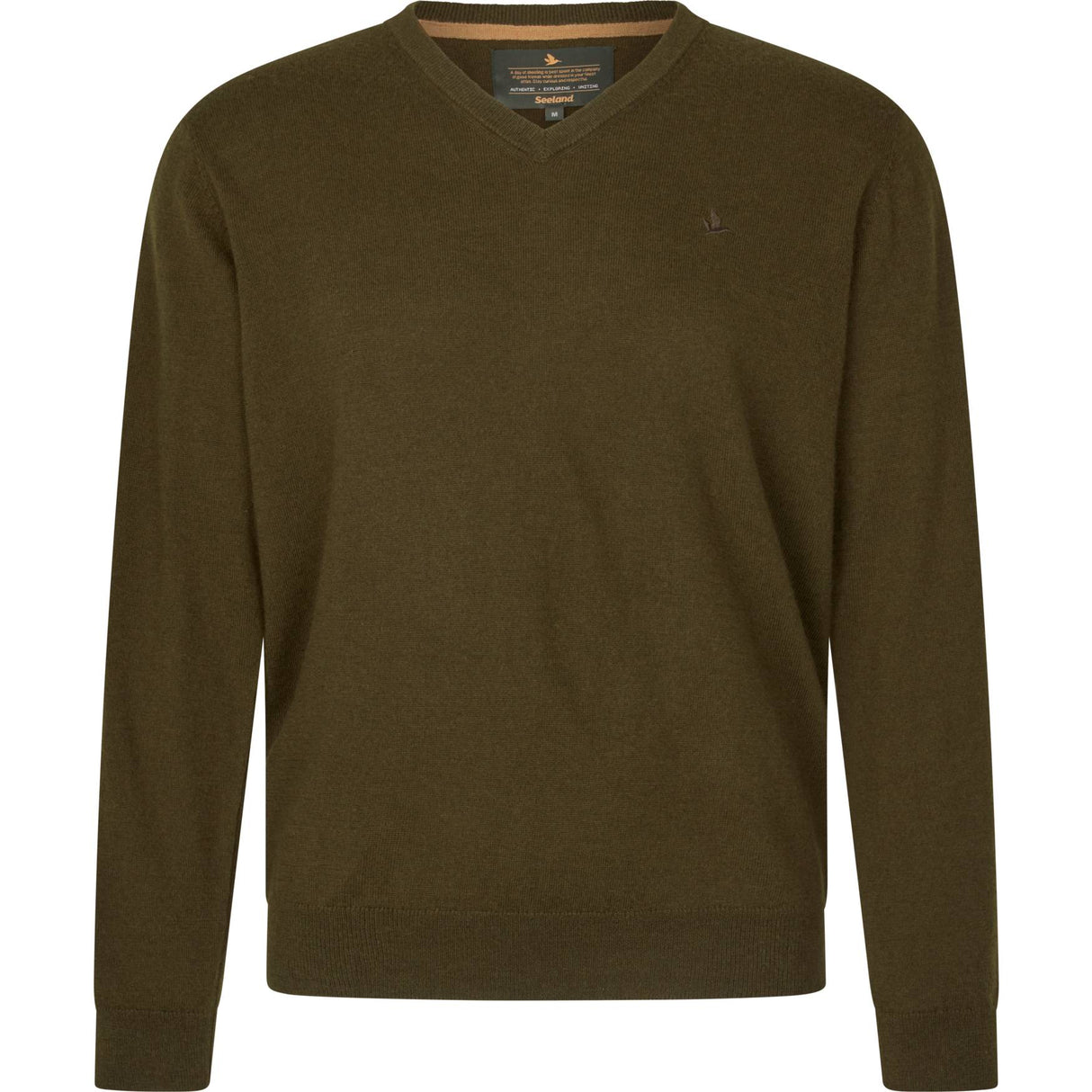 Seeland Pine V-Neck Pullover - Herre - Light Pine