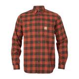 Härkila Scandinavian L/S Skjorte - Herre - Autumn Orange Check