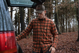 Härkila Scandinavian L/S Skjorte - Herre - Autumn Orange Check