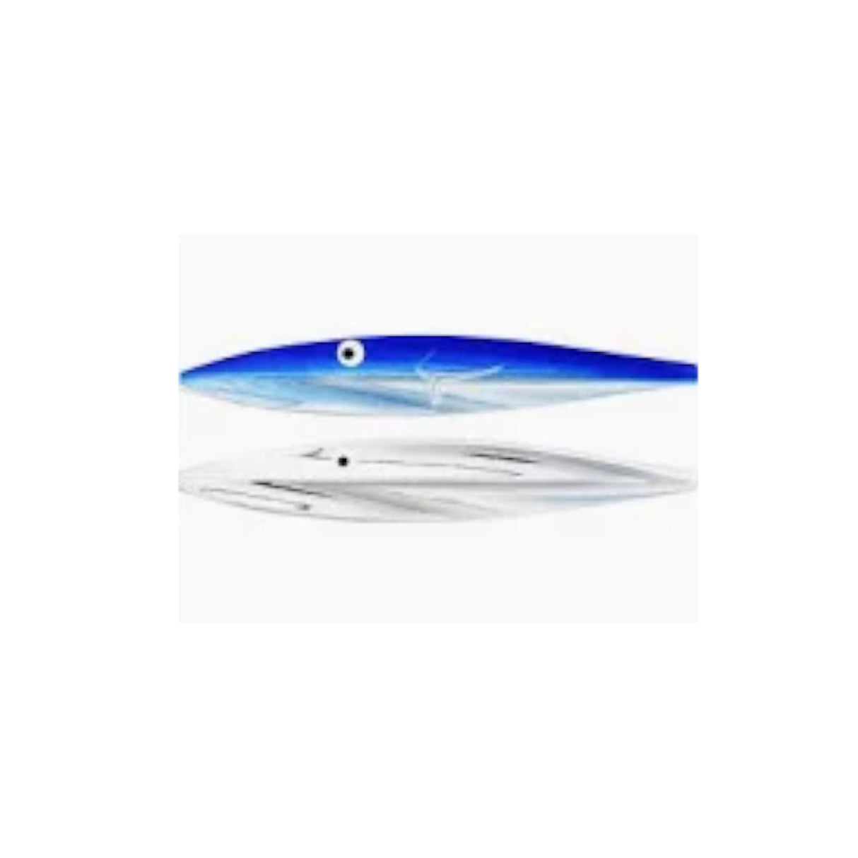 OG Lures Twister Coast Gennemløbsblink - Silver/Blue