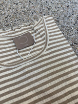 Kopenhaken Soft Stripe T-Shirt - Dame - Savannah Tan