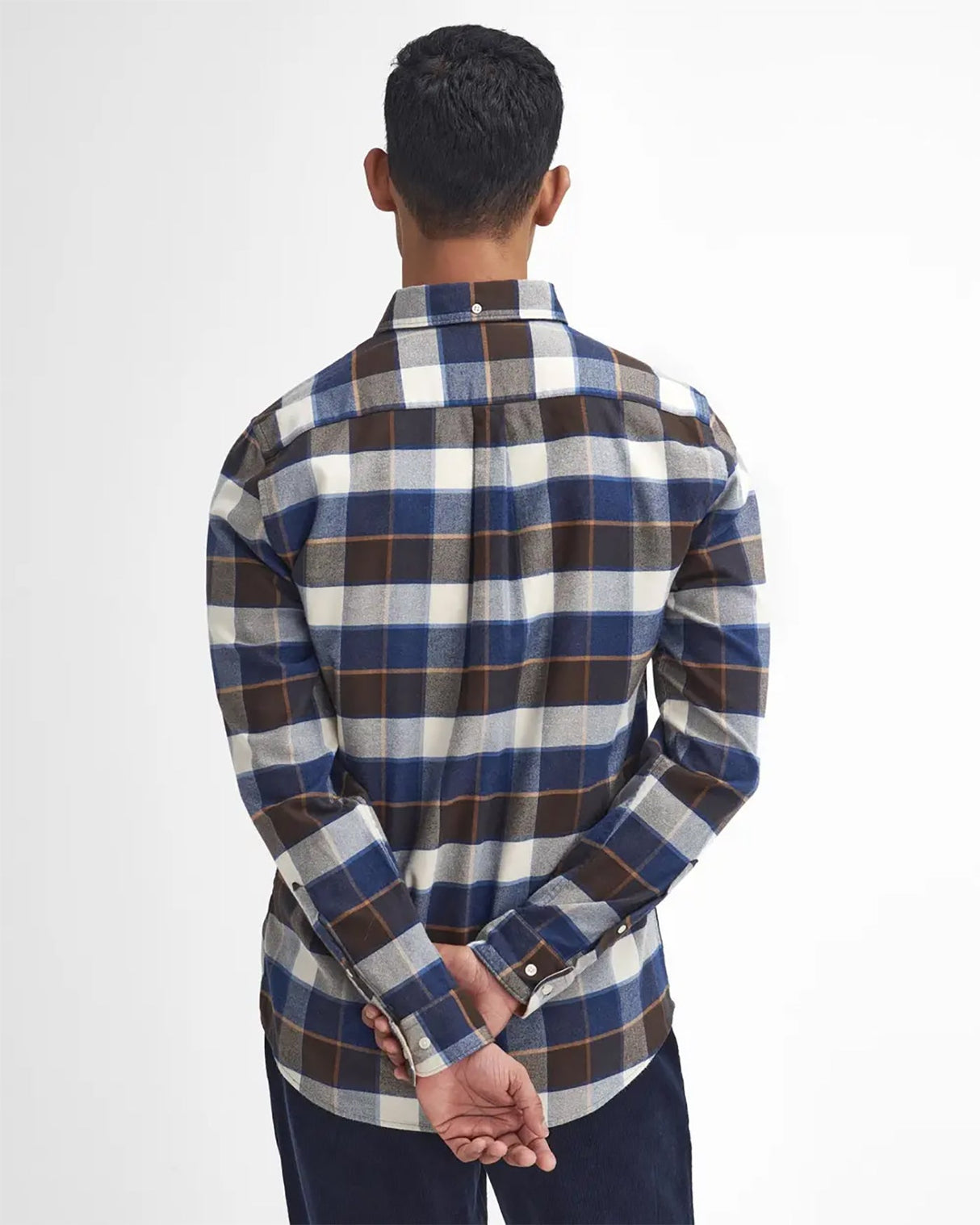 Barbour Valley Tailored Shirt - Herreskjorte - Ecru