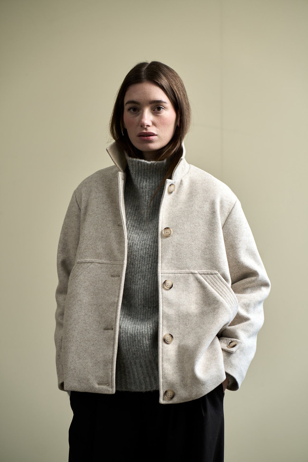 Kopenhaken Wooli Studio Jakke - Dame - Oat