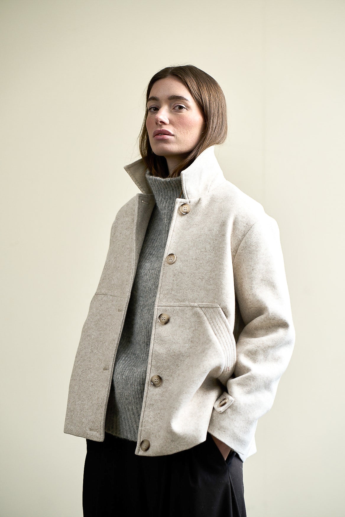 Kopenhaken Wooli Studio Jakke - Dame - Oat