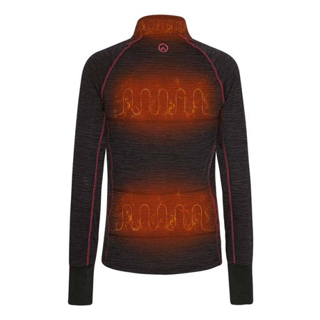 HappyHot Yukon ½-zip Varmeundertrøje - Dame - Sort