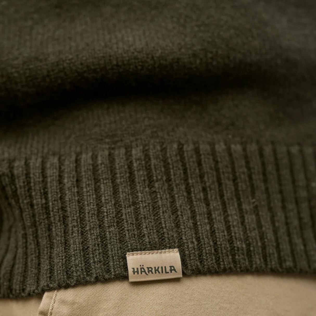 Härkila Vincent Merino Half Zip Pullover - Herre - Demitasse Brown