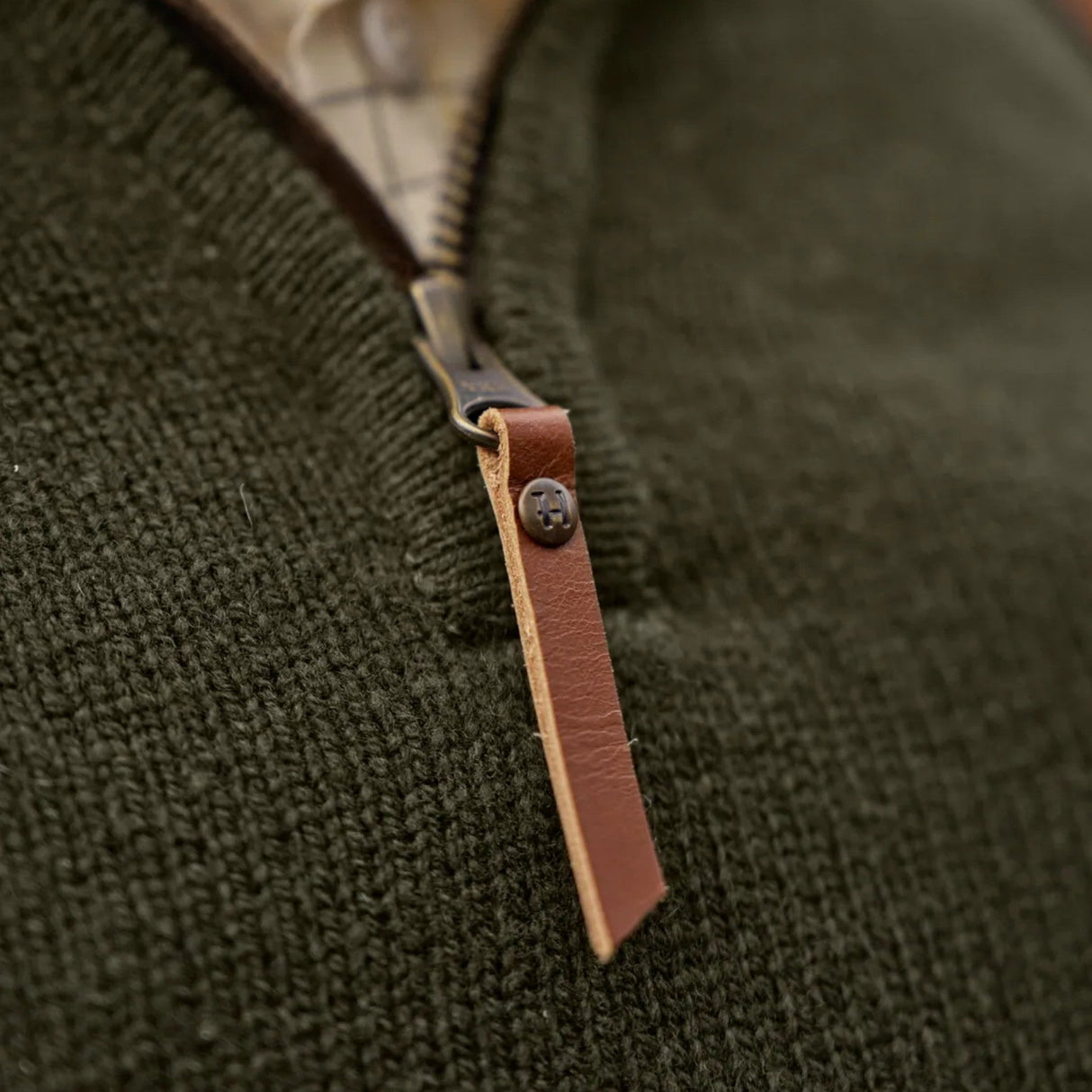 Härkila Vincent Merino Half Zip Pullover - Herre - Demitasse Brown