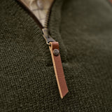 Härkila Vincent Merino Half Zip Pullover - Herre - Demitasse Brown